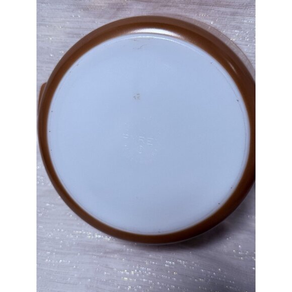 Vintage Pyrex 475-B 2 1/2 Qt Early American White Nesting Round Handles *No Lid* - Picture 6 of 10